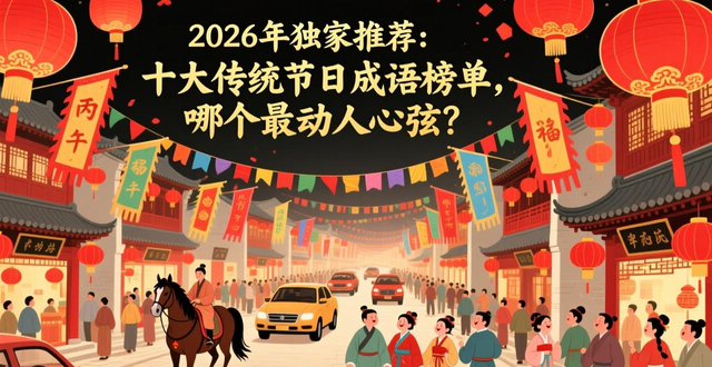 Words to describe traditional festivals_Explanation of Chinese traditional festival idioms_Idioms and their origins to describe traditional Chinese festivals