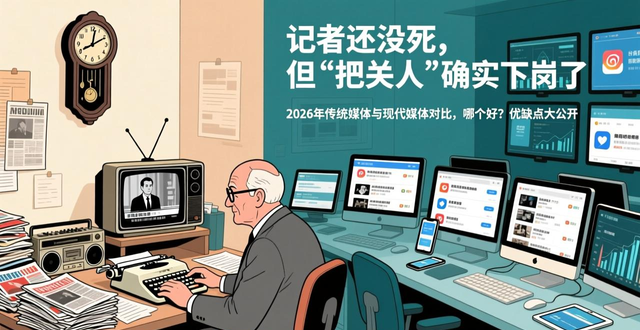 Changes in Internet communication models_Transformation of traditional media_Traditional media and modern media