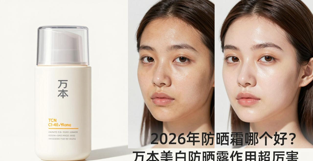 The new force of domestic sunscreen_Wanben whitening sunscreen_The effect of Pechoin whitening sunscreen