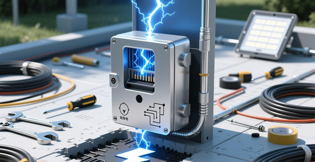 Lightning protection measures for outdoor LED lamp installation_Street light lightning protection_LED street lamp lightning protection measures