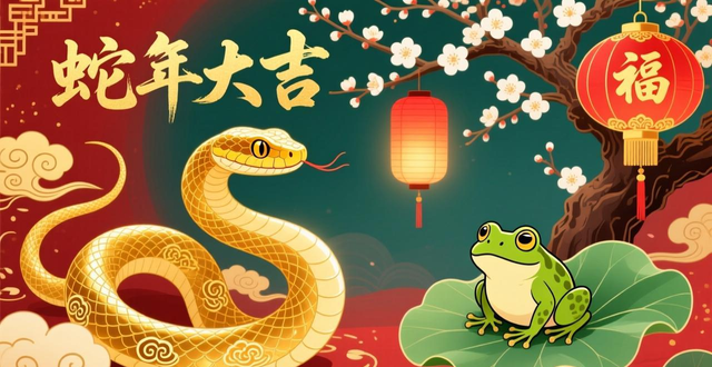 The Spring Festival story about the snake_The zodiac legend story about the snake_The origin of the twelve zodiac snake