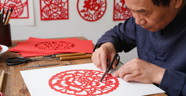 Folk art paper-cutting_Chinese paper-cutting history_paper-cutting art