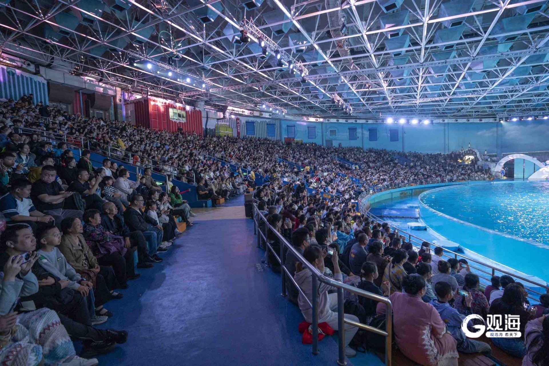 Qingdao Polar Ocean World Tourist Attractions List_Qingdao Polar Ocean Park Sea Ferris Wheel Performance_Qingdao Polar Ocean Park May Day Visitor Number