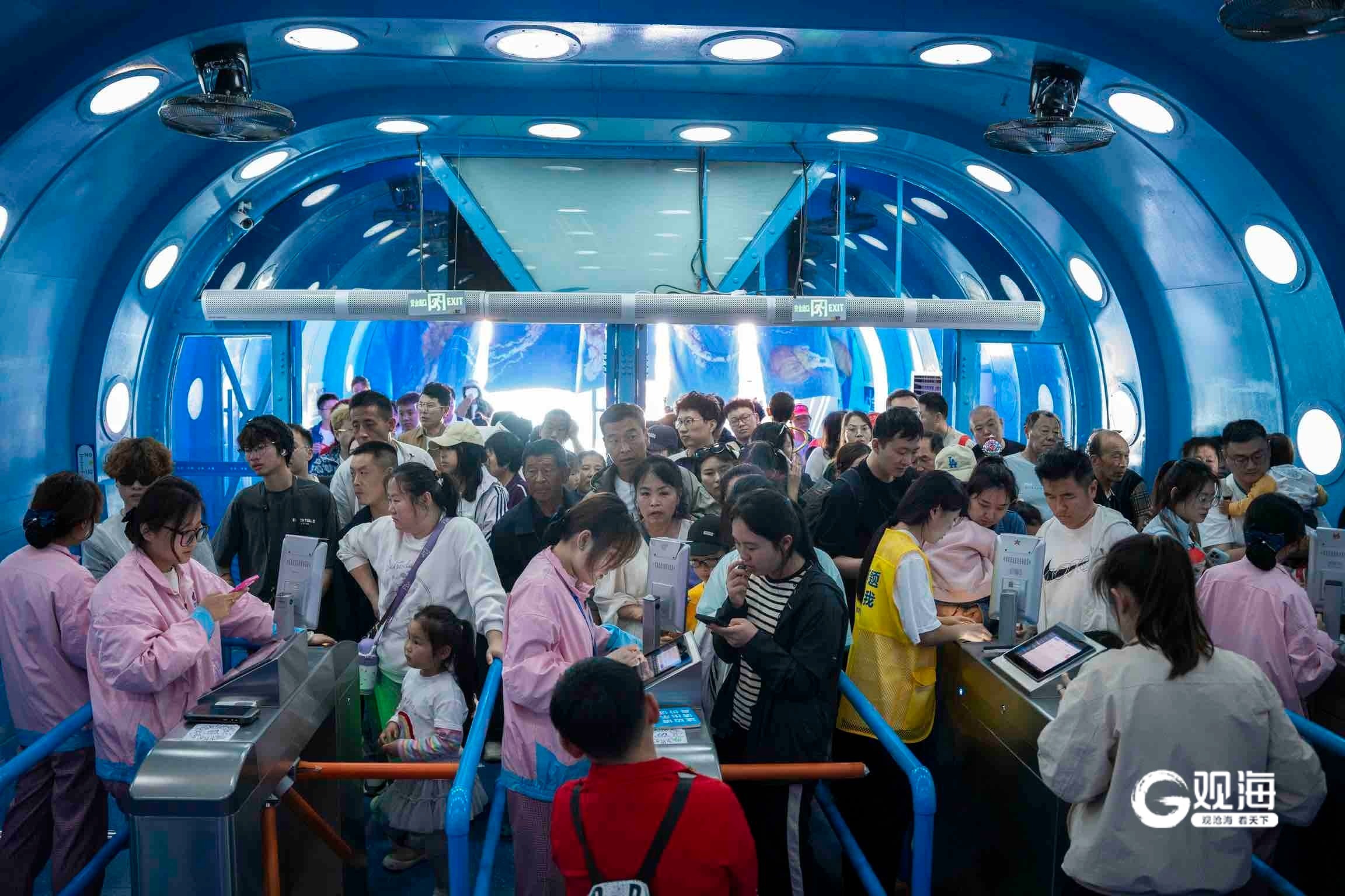 Qingdao Polar Ocean Park May Day Visitor Number_Qingdao Polar Ocean World Tourist Attractions List_Qingdao Polar Ocean Park Sea Ferris Wheel Show