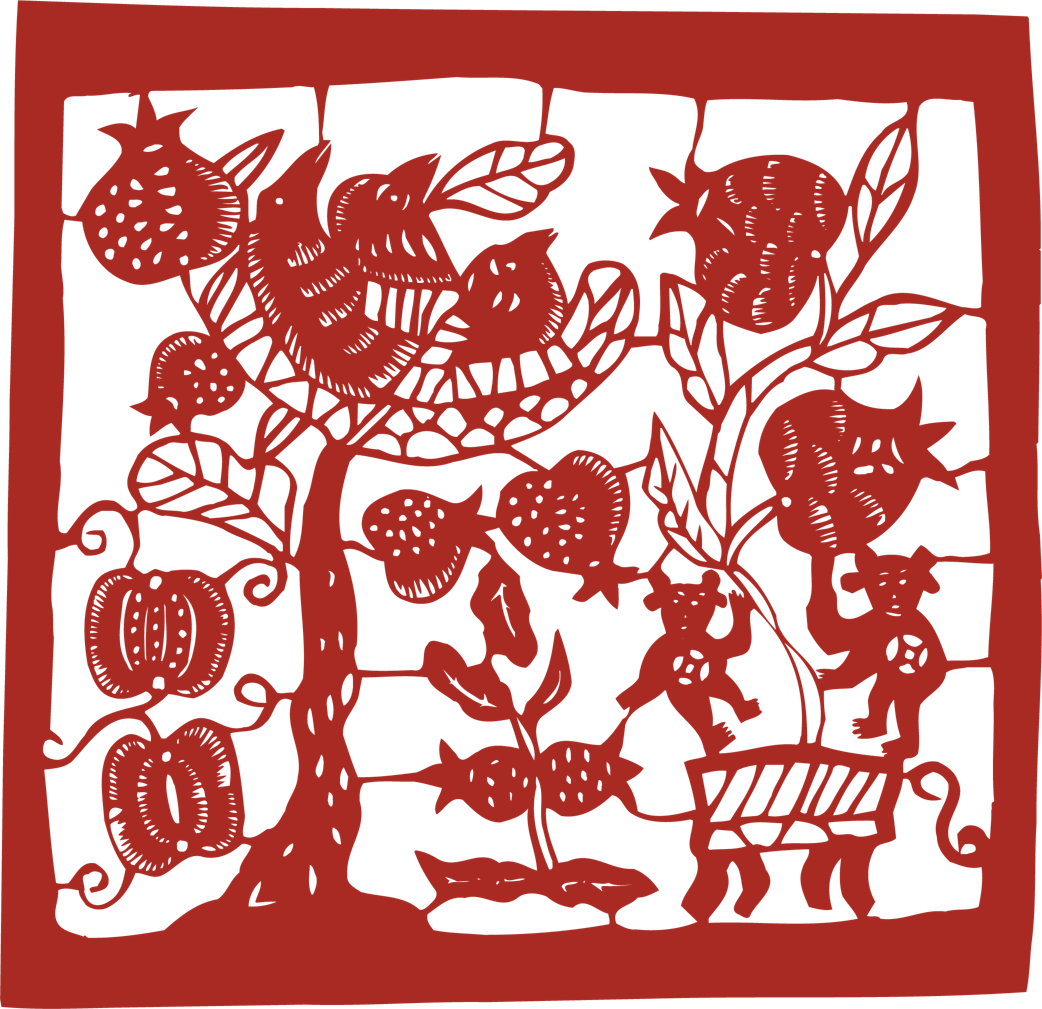 Folk art paper-cutting_Chinese paper-cutting art_Paper-cutting pattern collection