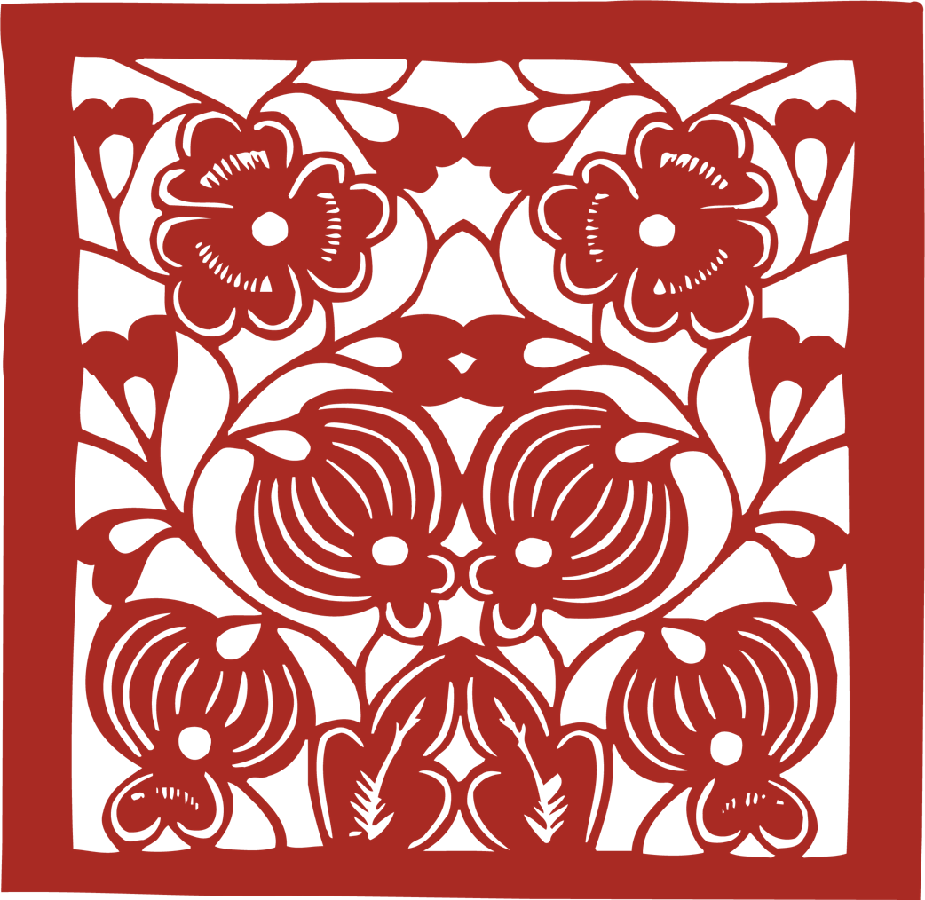 Chinese paper-cutting art_folk art paper-cutting_paper-cutting pattern collection