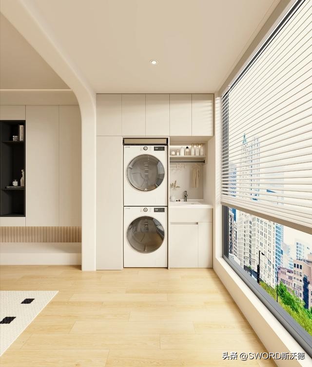 What cabinets should be made for the balcony that are not afraid of the sun_Balcony cabinet layout design_Balcony cabinet layout design_Stainless steel balcony cabinet advantages