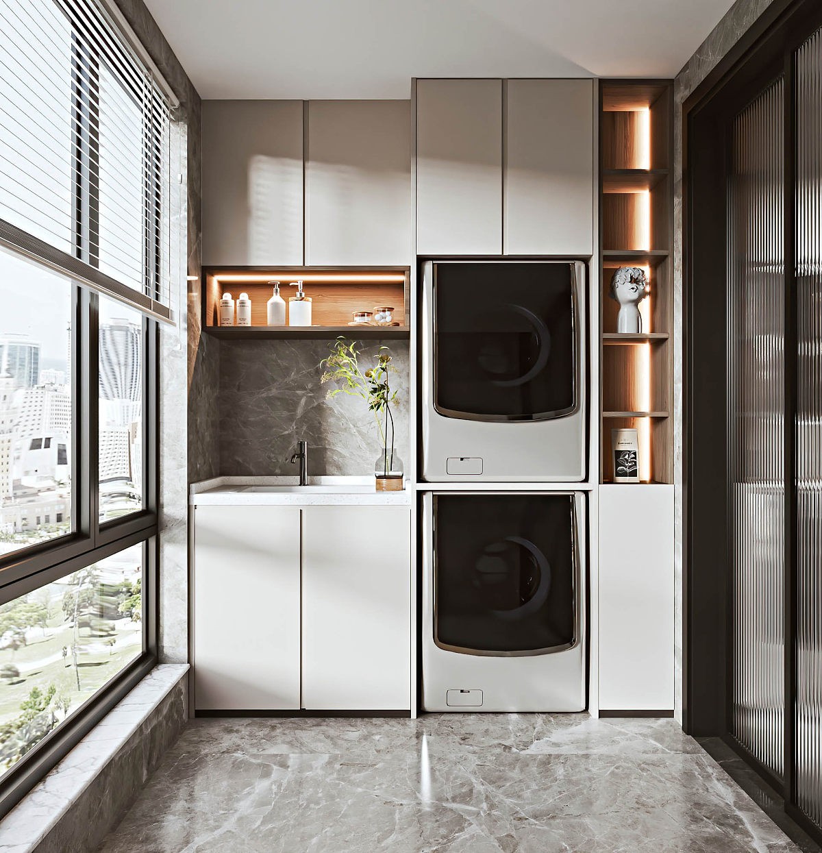 Balcony stainless steel cabinets_Sward stainless steel balcony cabinets_balcony stainless steel cabinets that are not afraid of the sun