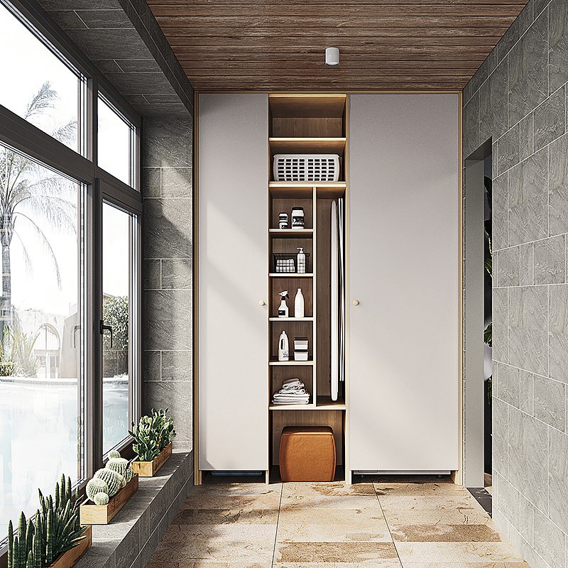 Balcony stainless steel cabinets_Sward stainless steel balcony cabinets_balcony stainless steel cabinets that are not afraid of the sun