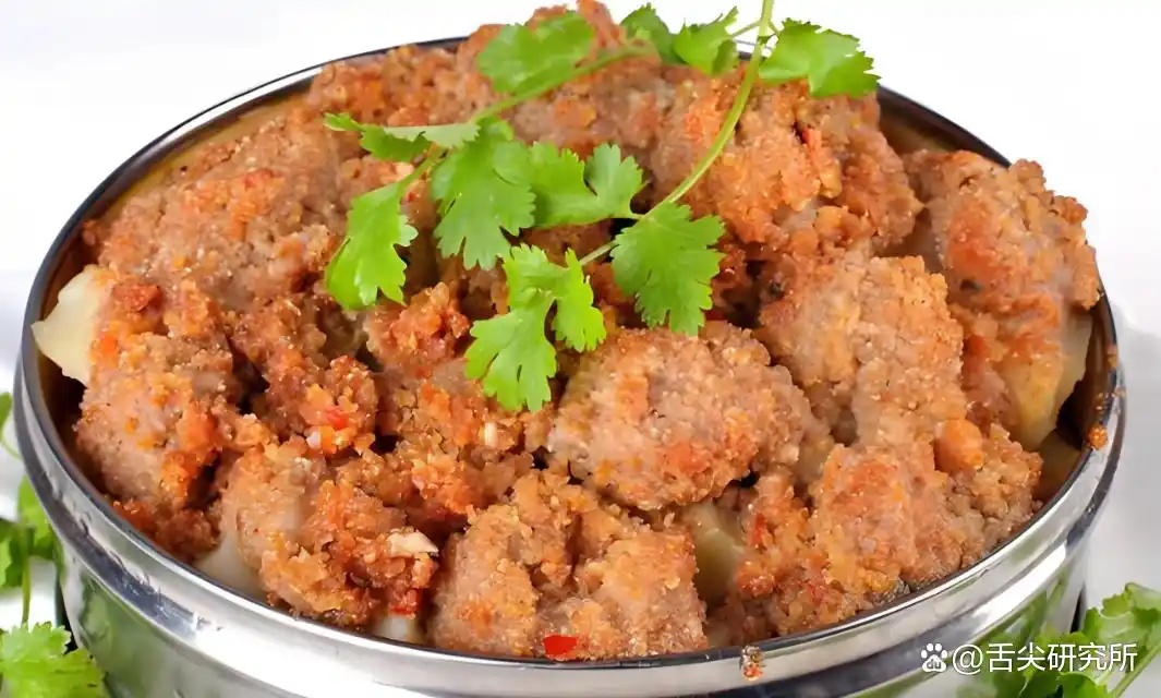 How to make steamed pork delicious and not greasy_Home-made steamed pork making tutorial