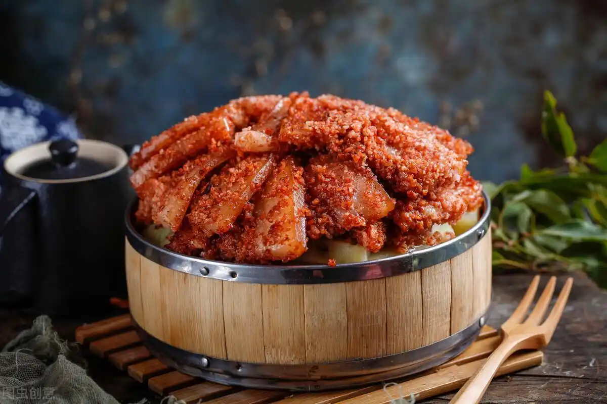 How to make steamed pork that is delicious but not greasy_Fat but not greasy steamed pork recipe_Authentic steamed pork recipe