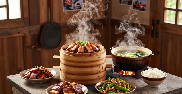 How to make steamed pork that is delicious but not greasy_Authentic steamed pork recipe_Fat but not greasy steamed pork recipe