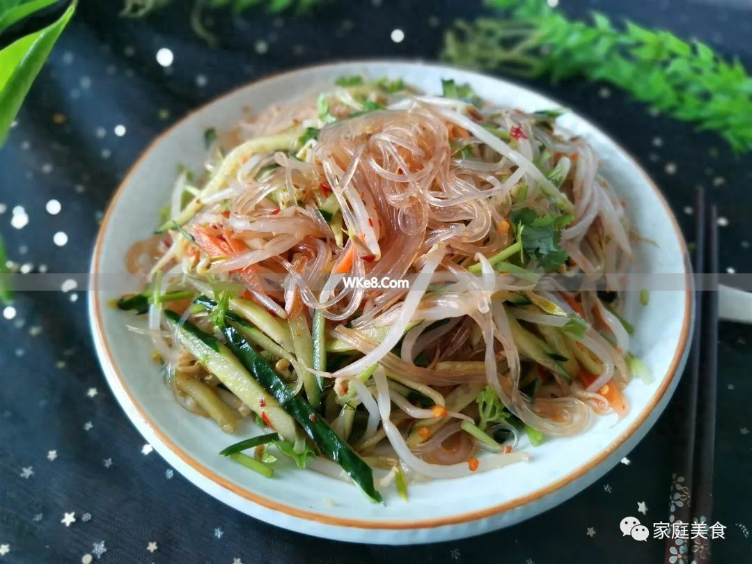 How to make cold mung bean vermicelli_How to make vermicelli with cold dish_How to soak mung bean vermicelli