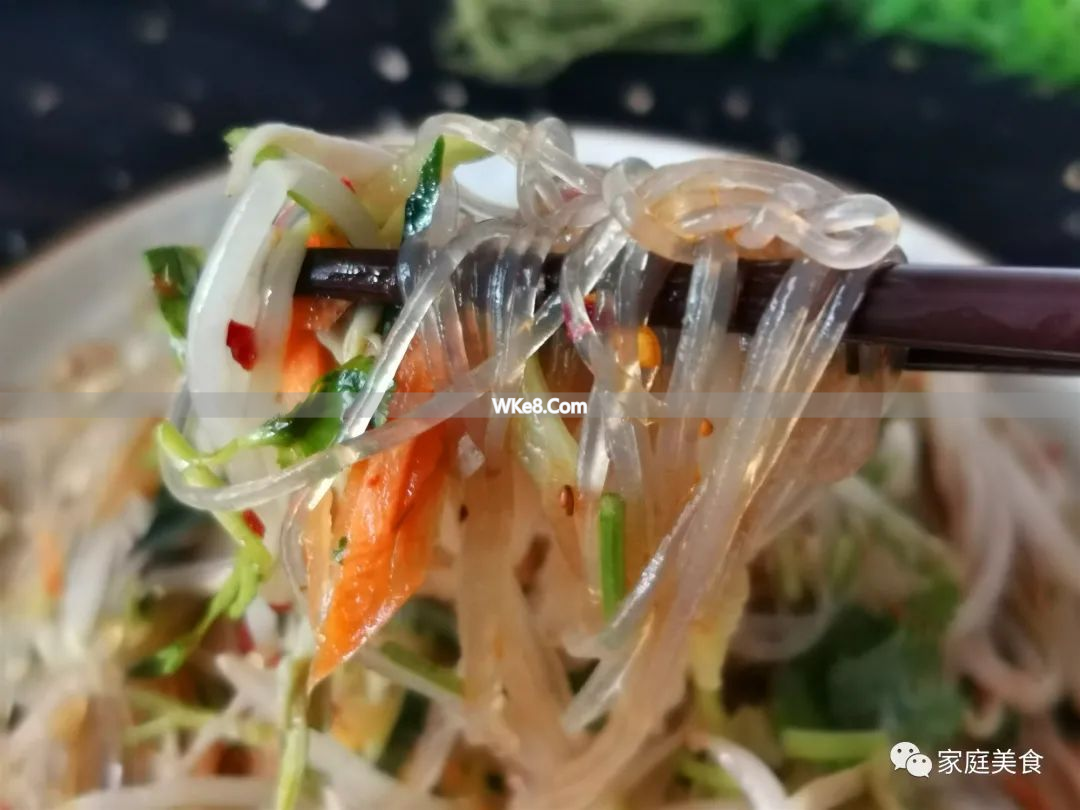 How to make mung bean vermicelli in cold sauce_How to soak vermicelli in cold dish_How to make vermicelli in cold dish
