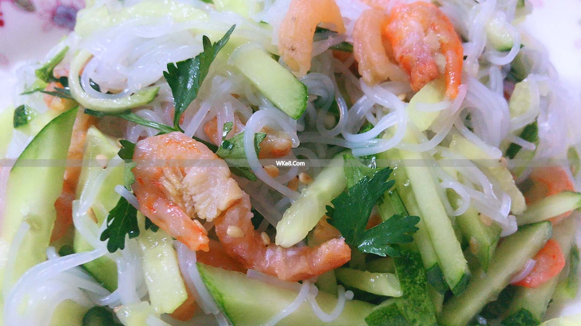 Classic Vermicelli Mixed with Dried Sea Rice Recipe_How to Make Vermicelli Mixed with Sea Rice_Cold Vermicelli Recipe