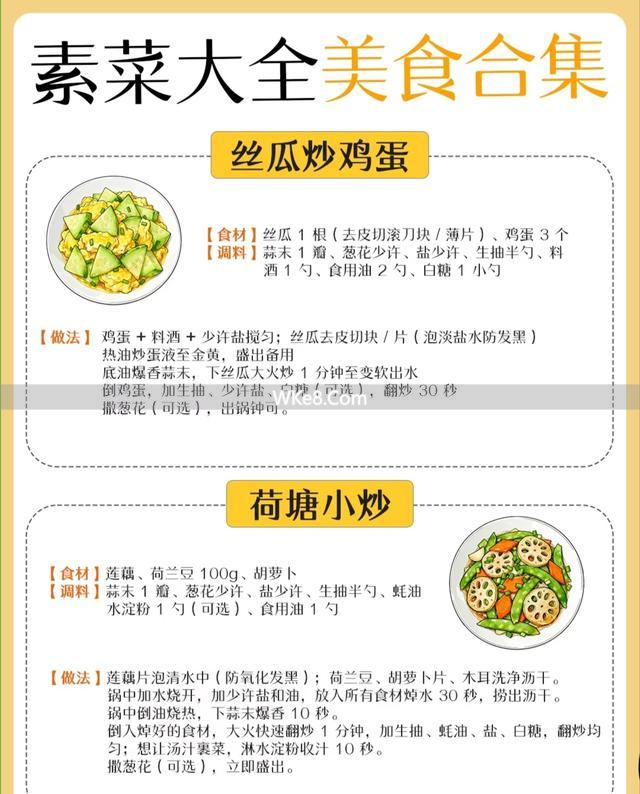 A collection of simple vegetarian recipes_A collection of healthy and delicious vegetarian recipes_A collection of creative vegetarian recipes