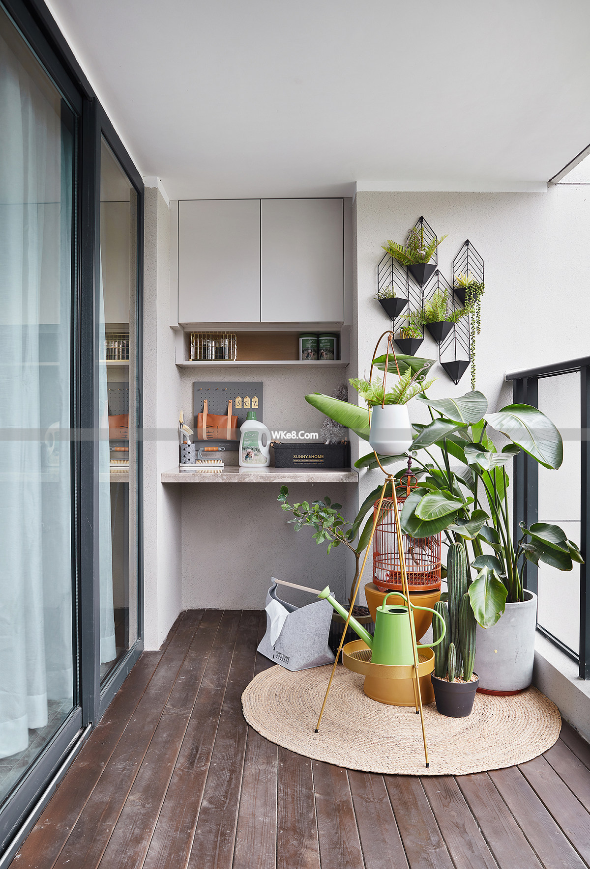 What cabinets should be made for the balcony that are not afraid of the sun_Stainless steel balcony cabinets_Corrosion-resistant balcony cabinets