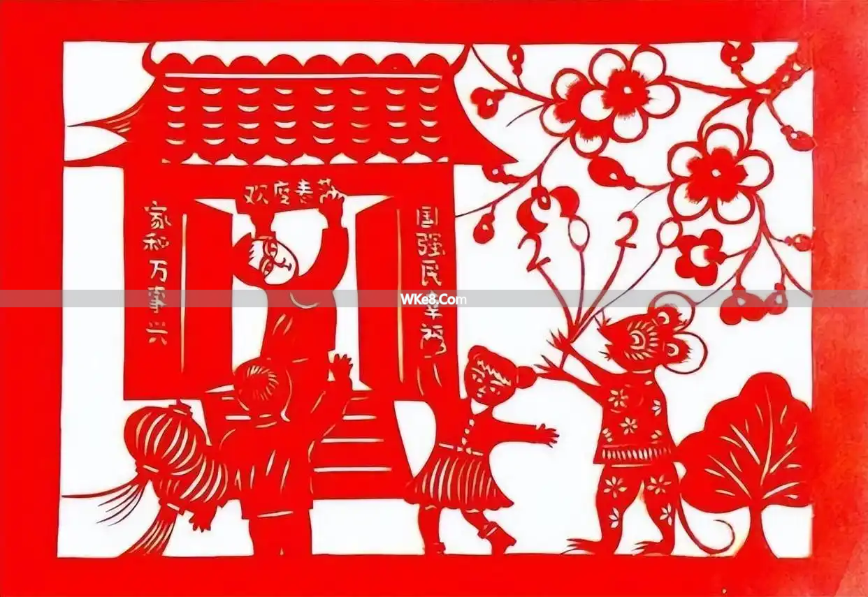 Inheritance of paper-cutting intangible cultural heritage skills_History of Chinese paper-cutting art_Folk art paper-cutting