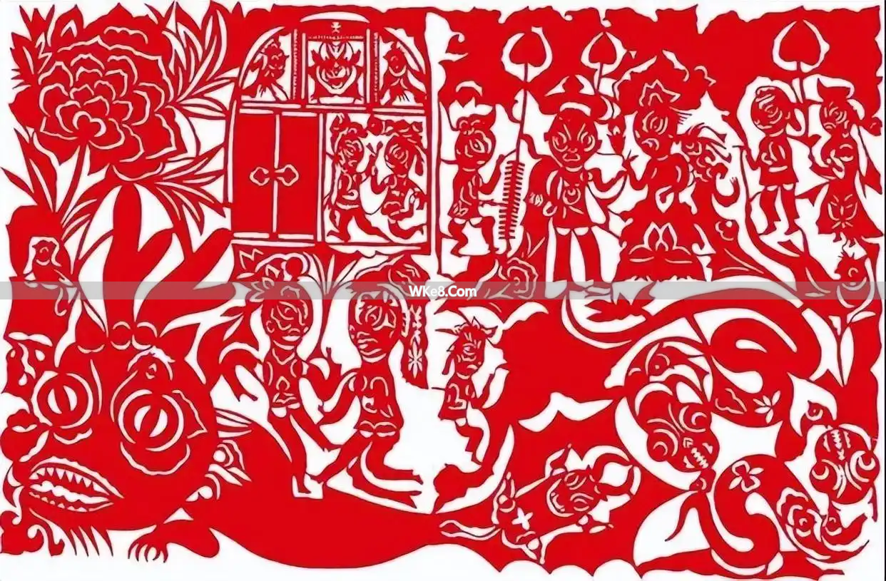 Folk art paper-cutting_paper-cutting intangible cultural heritage skills inheritance_Chinese paper-cutting art history