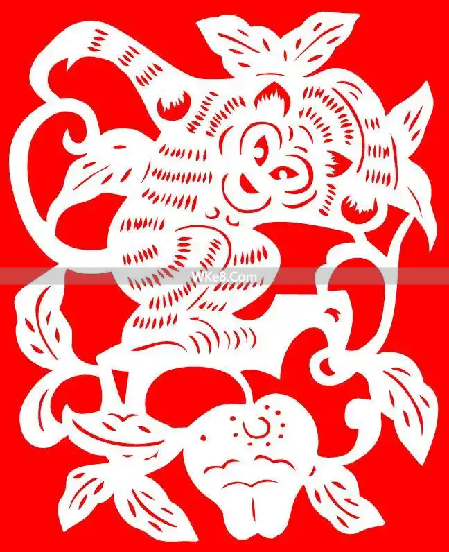 Inheritance of paper-cutting intangible cultural heritage skills_History of Chinese paper-cutting art_Folk art paper-cutting